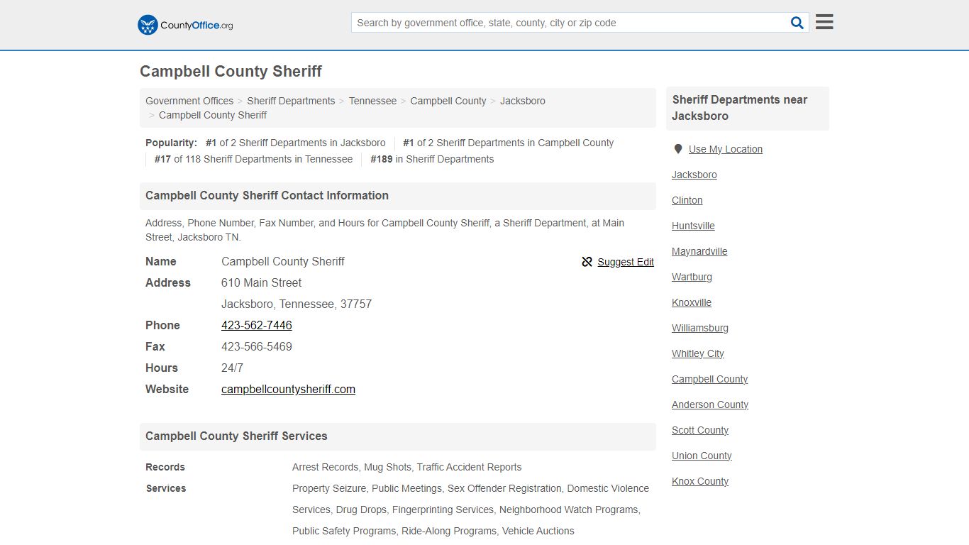 Campbell County Sheriff